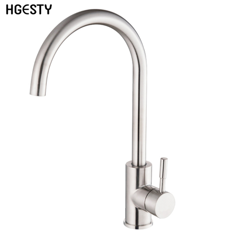 6 Types Kitchen Faucet Stainless Steel Single Handle Basin Sink Tap  Cold Water Faucet Bathroom Basin Faucet Deck Mounted Tool ► Photo 1/6