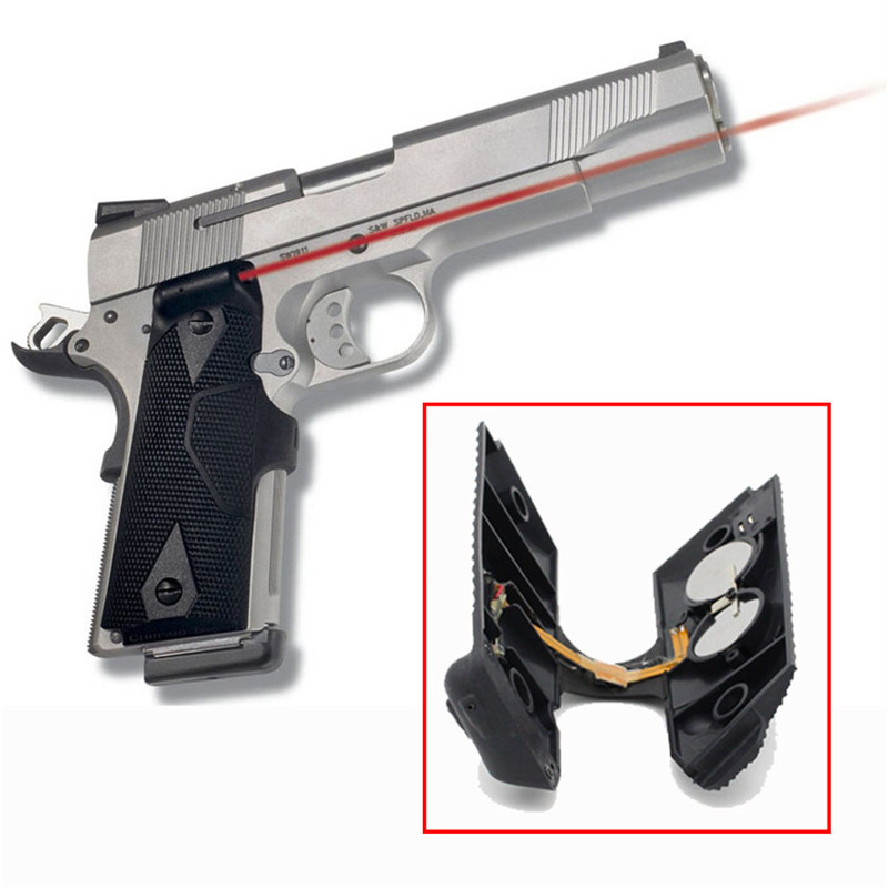 Pistol 1911 Tactical Laser Grip Handgrip Red Dot Laser Sight Hunting Accessories 