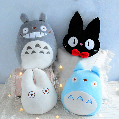 Cute Totoro Plush Pillow Stuffed Kiki Totoro Toy Japanese Anime Figure Soft Doll Home Soft Decor Throw Pillow Cushion ► Photo 1/6