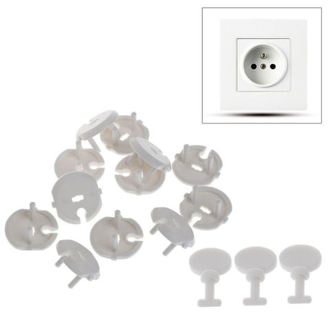 15Pcs French Standard Plug Socket Protective Cover and 3 Pcs Key Socket Protection for Baby Child Safety Kit Children Care ► Photo 1/6