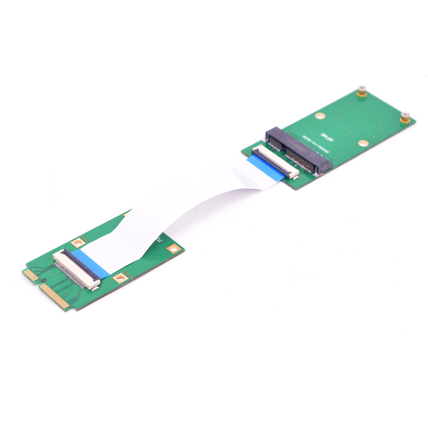 Laptop Mini PCI-e Protected card mSATA SSD Extender Male to Female Flexible Extension Cable Suppots half-size to full size ► Photo 1/3
