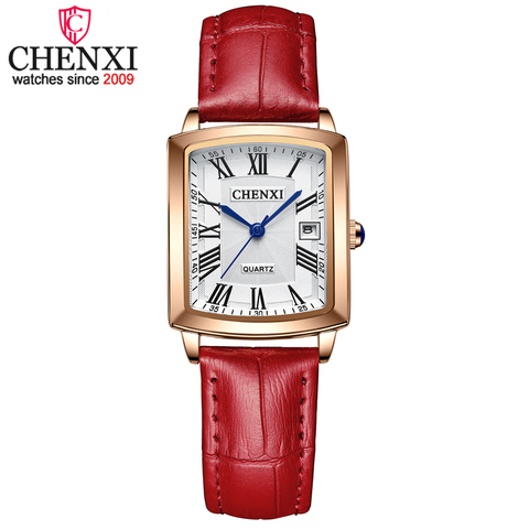 CHENXI Top Luxury Brand Women Watch Casual Leather Strap Ladies Quartz Wristwatch Waterproof Bracelet Watches Relogio Feminino ► Photo 1/6