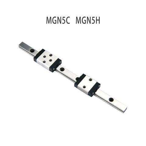 KGT 3D Printer MGN5C MGN5H L 34mm 44mm 50mm 100  miniature linear rail slide 1pcs MGN linear guide MGN carriage ► Photo 1/3