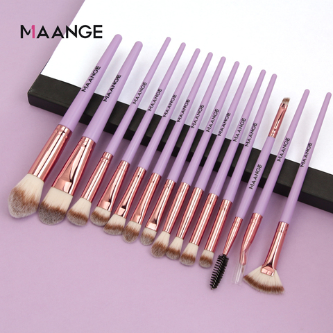 Makeup Brushes Set Pro 5/12/13/14 pcs Brushes Set  Powder Eye Shadow Blending Eyelash Eyebrow Lip Brushes For Makeup Maquiagem ► Photo 1/6