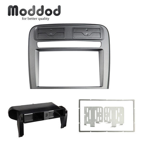 Double 2 Din Car Radio Fascia fit for Fiat Grand Punto 2005-2009 Left Wheel  Dash Mounting Installation Trim Frame Stereo Kit ► Photo 1/6