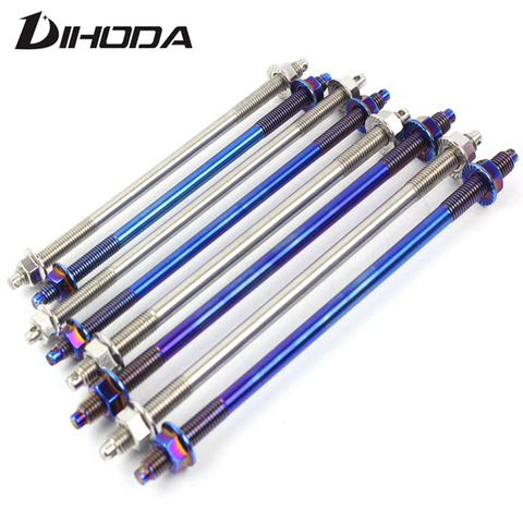 Silver/Multicolor M 10/12 x 220/250/280 mm Front Wheel Axle For Suzuki Honda Yamaha RSZ Motorcycle electric car modified parts ► Photo 1/6