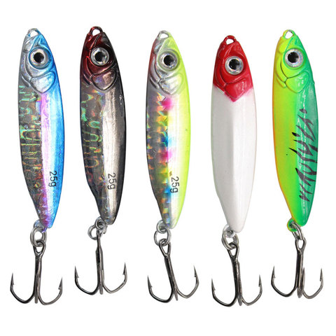 5 Color DRAGER Metal Cast Jig Spoon 7/10/15/18/25g Shore Casting Jigging Lead Fish Sea Bass Fishing Lure Artificial Bait Tackle ► Photo 1/6