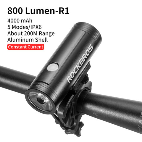 ROCKBROS Bike Light Front Rear Bicycle Lamp Cycling Headlight Flashlight Taillight MTB Bike Accessories Cycle Handlebar Light ► Photo 1/6