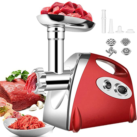 220V 2800W Electric Meat Grinder Heavy Kitchen Mincer Sausage Stuffer Maker Filler Food Processor Machine Electric Meat Slicer ► Photo 1/6