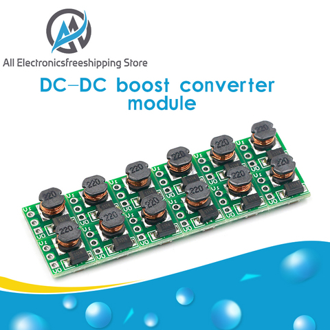 5PCS DC DC 1.8V 2.5V 3V 3.3V 3.7V To 5V Step Up Power Supply Voltage Boost Converter Board Module Regulator 18650 Li-on Batery ► Photo 1/6