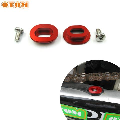 OTOM Chain Slider Washer Pad Accessories Off-road Motorcycle CNC Machining Flat Fork Rubber Washer For HONDA CRF150 CRF250R 450R ► Photo 1/6