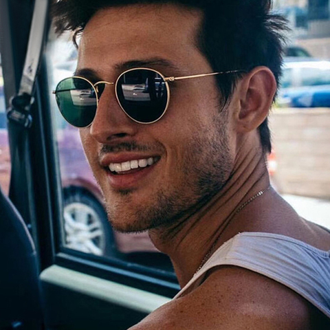 Retro oval sunglasses Women/Men brand designer vintage small Classic Round Outdoor Sun Glasses UV400 Oculos De Sol Gafas ► Photo 1/6