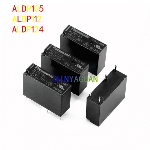 10pcs/lot 100% new original Relays ALDP105 ALDP112 ALDP124 DC5V / 12V / 24V 4Pin 5A 250V can replace relay G5NB-1A-E HF46F ► Photo 1/5