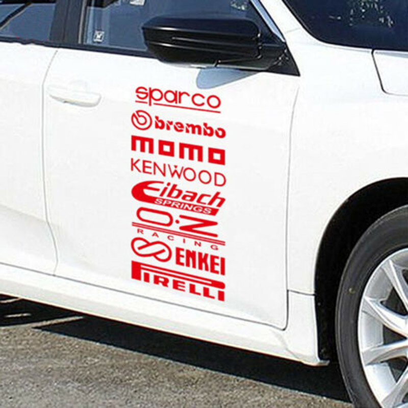 Racing Car Sticker eibach SPRINGS 