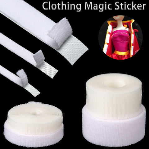 6/8/20mm Magic Sticker for Doll Sewing Clothes Fastener Tape Sewing Magic Tape Sticker Paste Strap DIY Doll Clothing Accessories ► Photo 1/6