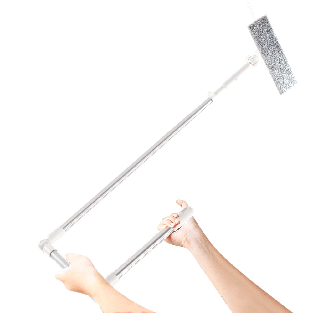 Telescopic Window Glass Cleaner Brush Wash Extendable Cleaning Squeegee Scrubber 