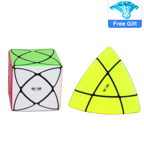 QiYi Super IVY Speed Cube MoFangGe Corner Mastermorphix Cube Triangle Pyramid Magic Cube Gear Shape educational toys Puzzle ► Photo 1/6