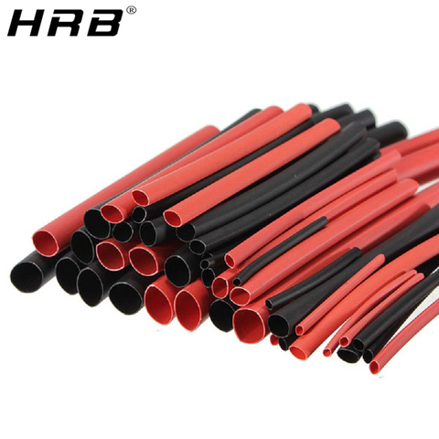 1M Red +1M Black Heat Shrink Tubing 2mm 3mm 4mm Shrinkage 5mm 6mm 7mm 16mm 20mm Silicon Wire Heated Tube Shrinkable RC Parts DIY ► Photo 1/6