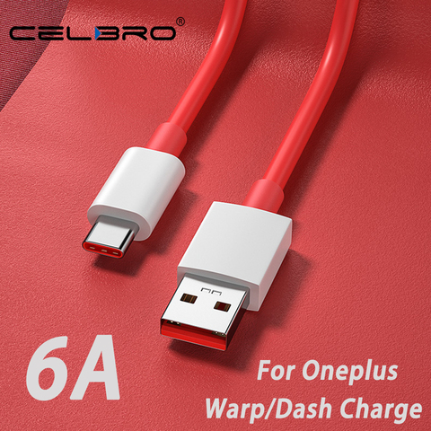 For Oneplus Nord Warp Charge Type-C Dash Cable 6A Quick Charge Usbc Cabo For One Plus 8 7 Pro 7t 7 T 6t 6 5t Warp Charger Kabel ► Photo 1/6