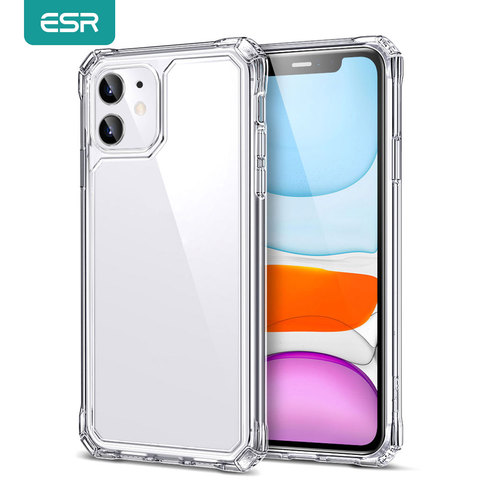 ESR Clear Case for iPhone 11 Pro Max 11 Pro SE 2022 8 7 Air Armor Corner TPU Protective Shock-Absorbing Cover for iPhone 11 Case ► Photo 1/6