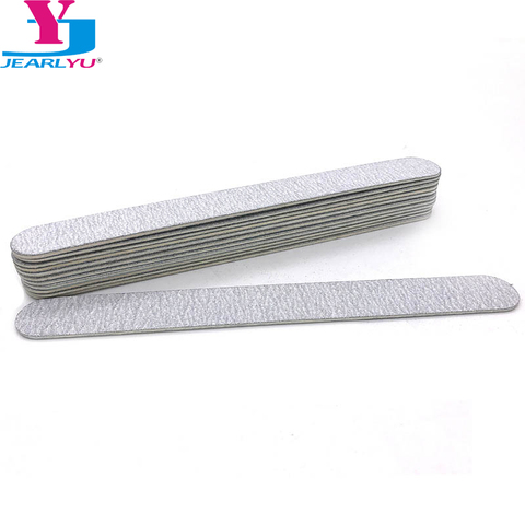 10 Pcs Grey Nail File Strong Thick Lime A Ongle Professional Wood Nail File 180/240 Kalk Nagels Sanding Nail Art Files Kit Tool ► Photo 1/6