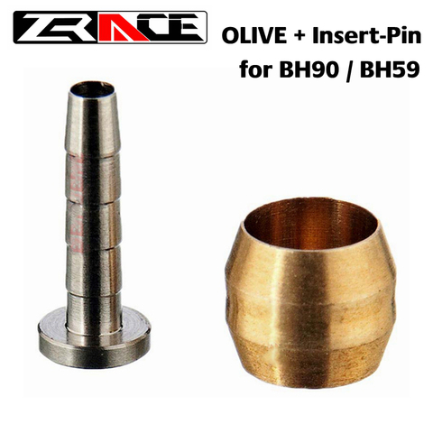 ZRACE Insert Set for SM-BH90 / SM-BH59 Brake Hose (OLIVE + Insert-Pin) hydraulic hose inserts hose fitting for BH59 BH90 hose ► Photo 1/4