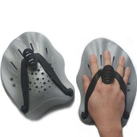 Swimming Paddles Training Adjustable Hand Webbed Gloves Pad Fins Flippers For Men Women Kids ► Photo 1/6