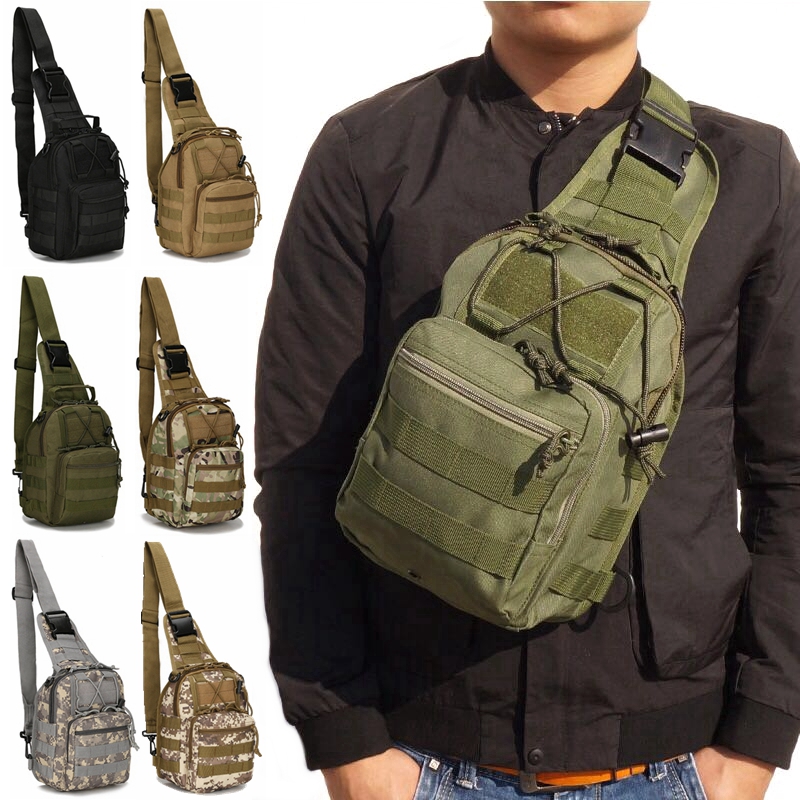 Hiking Backpack Single Strap Trekking Pack Camping Military Bag Outdoor Tactical