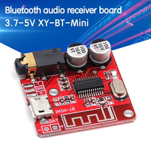 Bluetooth Audio Receiver board Bluetooth 4.1 mp3 lossless decoder board Wireless Stereo Music Module 3.7-5V XY-BT-Mini ► Photo 1/6