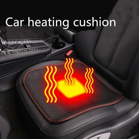 Heating Car Seat Cushion with USB Cigarette Cable Fast-heating Electric Winter Warm Auto Seat Pads Temperature ► Photo 1/6