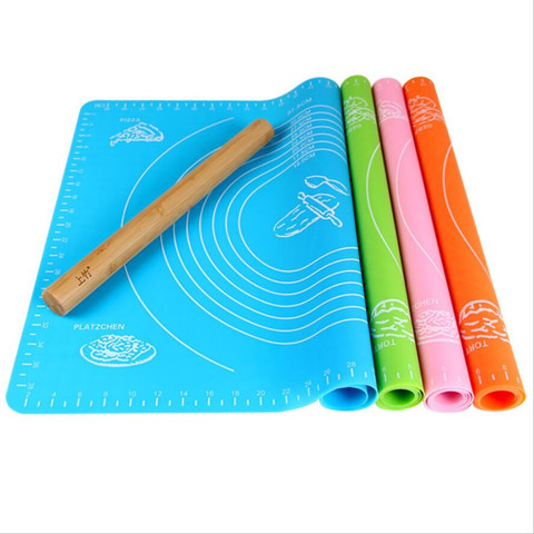 1pc Non-Stick Silicone Mat Rolling Dough Liner Pad Pastry Cake Bakeware Paste Flour Table Sheet Scale Kitchen Tools 30X40CM ► Photo 1/6