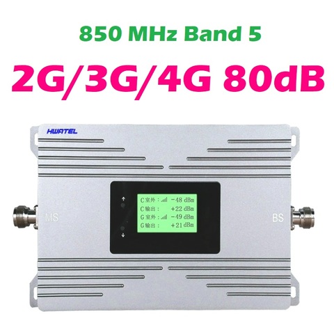 3G repeater B5 850 MHZ 2G CDMA GSM signal amplifier band 5 800M cellphone mobile network booster 0.5 watt 27dBm 80db high gain ► Photo 1/6