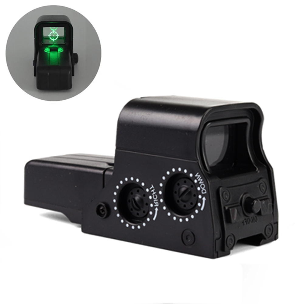Green Dot Rifle Holographic Laser Sight Tactical Scope Reflex Hunting Toy Gun 