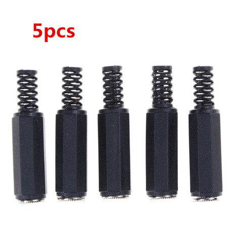 5Pcs/lot New 3.5mm Aux Audio Jack Plug to USB Female Stereo Audio Converter Cord Car MP3 Cable Adapter Black ► Photo 1/6