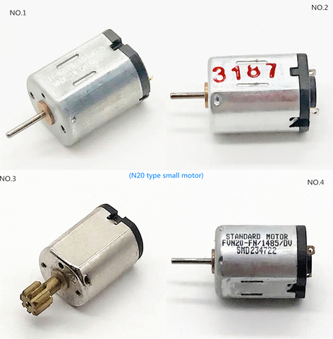 Mini DC Speed 3V 1V 6V 7.5V motor FF-N20 DIY CW CCW Toy car toothbrush Fingerprint coded lock USB fan parts ► Photo 1/6