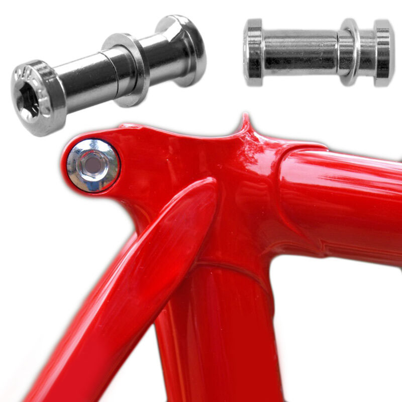 1Set Bicycle Metal Seatpost Universal 8mm Diameter Clamping  Binder Screw Bolt Adjustment Length  15-25mm Vintage Style Scenario ► Photo 1/5