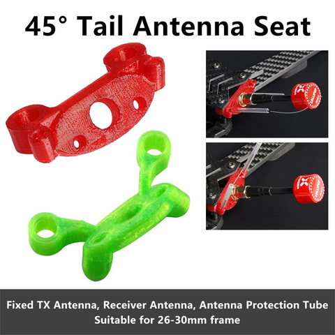 3D Printed TPU 45 degree Tail Antenna Mounting Protection Seat for iFlight XL/HL ih3 iX5 V3 Frame DIY FPV Race Drone ► Photo 1/5