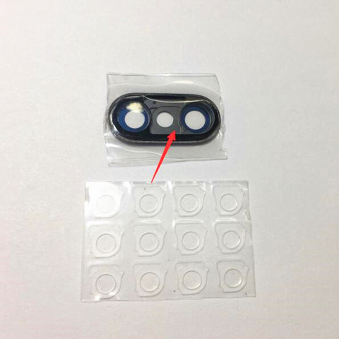 AliSunny 50pcs Back Camera Frame Plastic Circle for iphone X XS Max inner Small Parts ► Photo 1/1