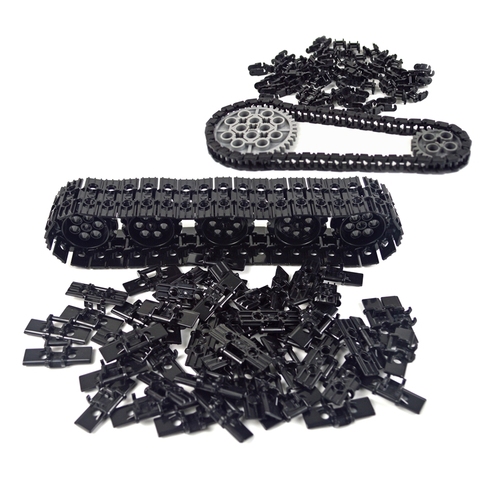 88323 Chain Bricks Link Tire gear wheels Technic Parts Truck tank Track Treads Technology accessory Model 3711 Building Blocks ► Photo 1/6