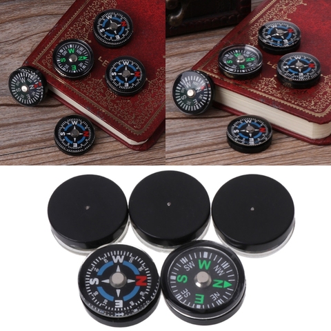 5pcs 18mm Portable Mini Compasses Camping Travel Hiking Guider Survival Compass ► Photo 1/6