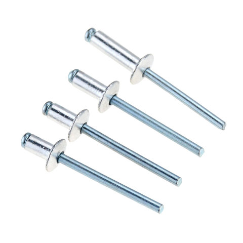 10PCS M6*10 12 16 20 GB12618 Aluminium Mushroon Head Break Mandrel Blind Rivets Nail Pop Rivets For Furniture Car Aircraft M6x10 ► Photo 1/6