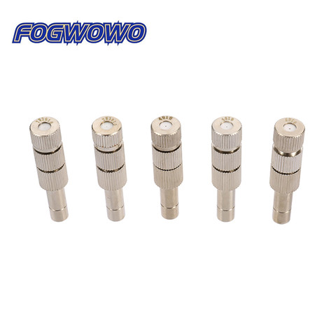 6mm Metal Low Pressure Quick-connect Misting Nozzle With Filter inside 0.2/0.3/0.4/0.5/0.6mm Orifice Cooling Irrigation Sprayer ► Photo 1/6