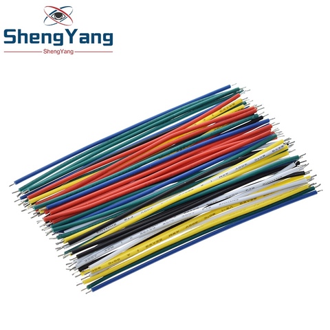 100PCS Tin-Plated Breadboard PCB Solder Cable 24AWG 10CM Fly Jumper Wire Cable Tin Conductor Wires 1007-24AWG Connector Wire ► Photo 1/6