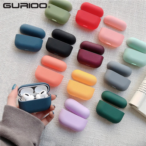 Original Candy Color PC Hard Earphone Case For Apple Airpods 2 1 3 Protection Cover For Airpods Pro Wireless Bluetooth Case Box ► Photo 1/6