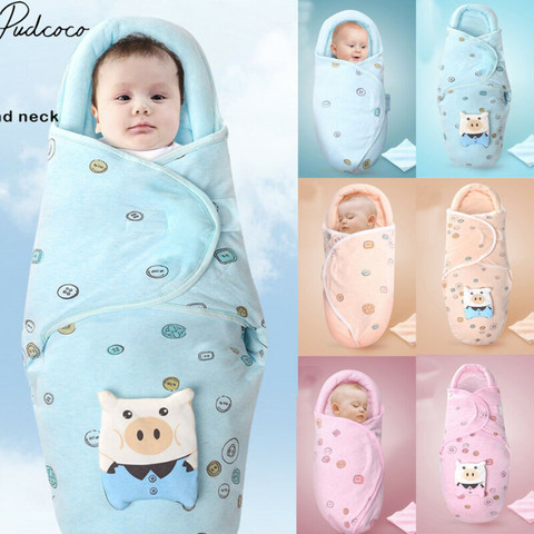 2022 Baby Bedding Clothing Soft Newborn Baby Boy Girl Cotton Swaddle Wrap Blanket Cartoon Warm Protective Sleeping Bag ► Photo 1/6