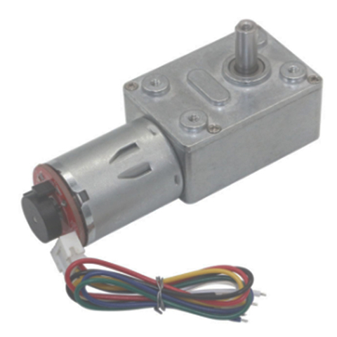 DC 12V 24V Turbo Encoder Motor, High Torque JGY-370 Worm Geared Motor Reducer ► Photo 1/6