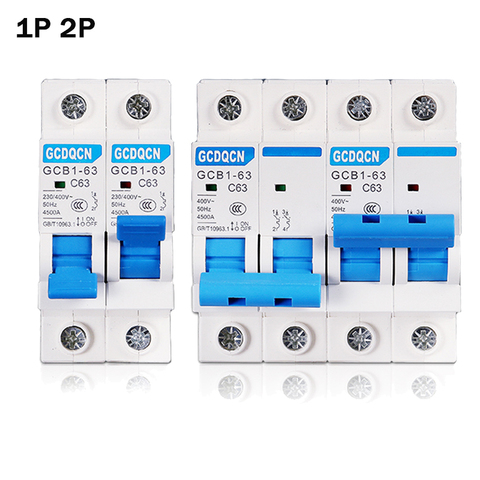 1P 2P Dual Power Manual transfer switch Circuit breaker  Household 220V MCB 50HZ/60HZ 400~ 6A 10A 16A 20A 25A 32A 40A 50A 63A ► Photo 1/4