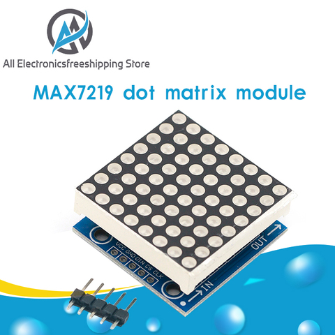 MAX7219 dot matrix module microcontroller module display module finished goods for Arduino ► Photo 1/6
