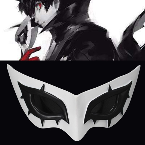Persona 5 Hero Arsene Joker Mask Cosplay ABS Eye Patch Mask Kurusu Akatsuki Cosplay Prop Role Play Mask Halloween Accessory ► Photo 1/6