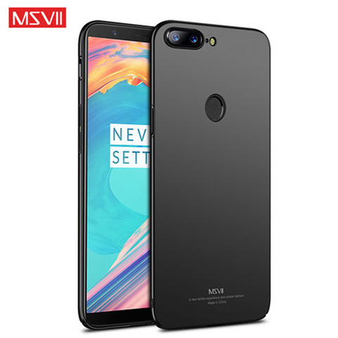 Oneplus 5T Case oneplus 5 t cover Luxury Msvii one plus 5t case for oneplus 5t Hard PC back Cover for oneplus 5 5t a5010 cases ► Photo 1/6